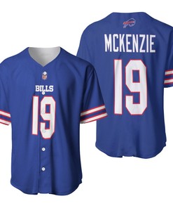 Buffalo Bills Isaiah Mckenzie #19 Nfl Legend Player American Football Game Royal 3d Designed Allover Gift For Bills Fans Baseball Jersey