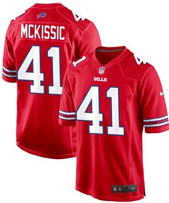 Buffalo Bills J.D. McKissic 41 Alternate Game Jersey - Red Jersey
