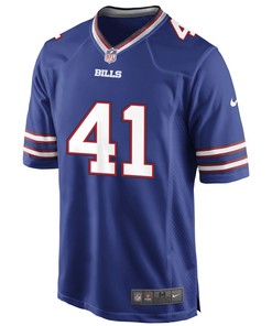 Buffalo Bills J.D. McKissic 41 Game Jersey - Royal Jersey