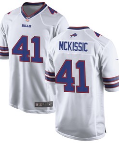 Buffalo Bills J.D. McKissic 41 Game Jersey - White Jersey
