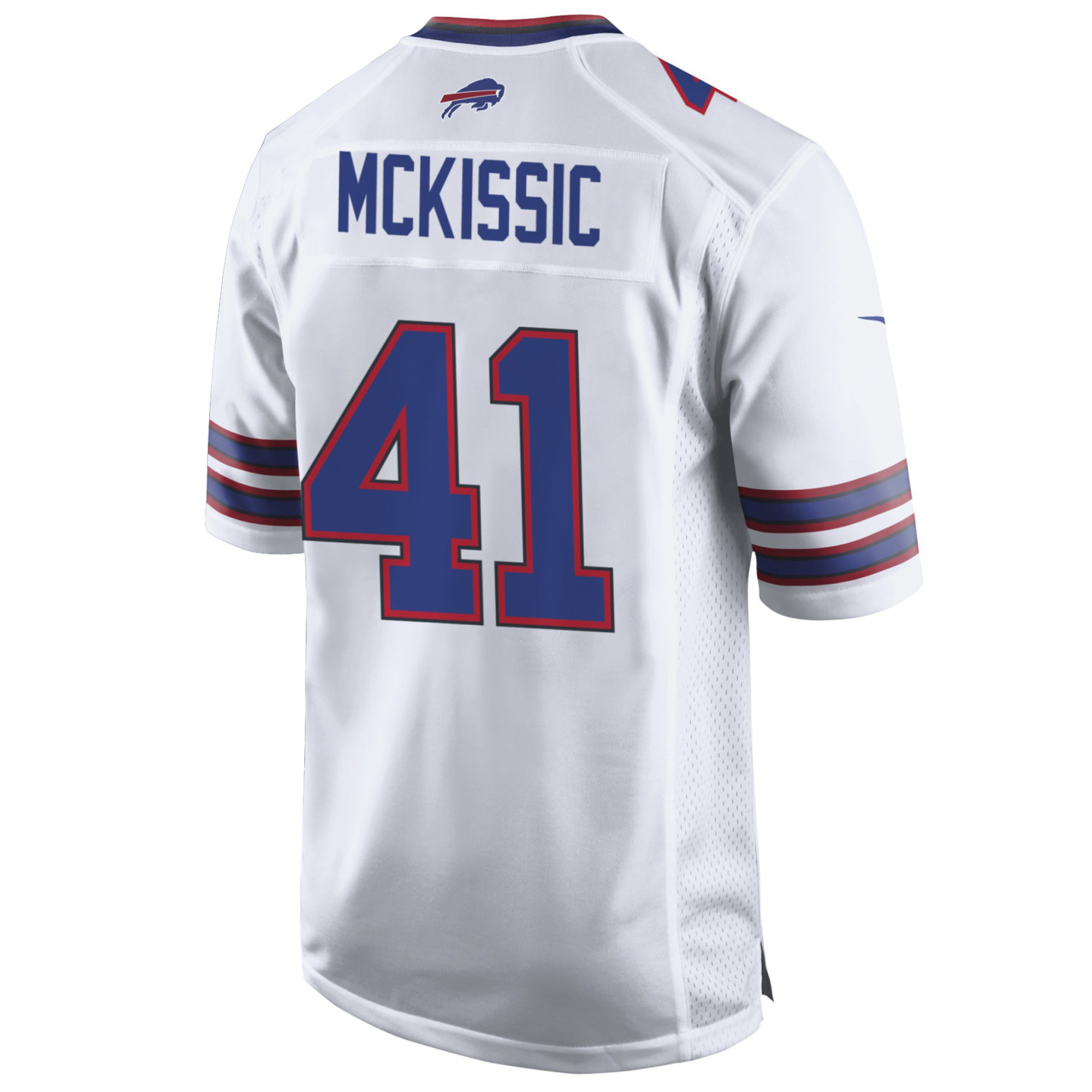 Buffalo Bills J.D. McKissic 41 Game Jersey - White Jersey