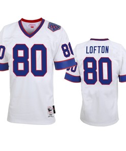 Buffalo Bills James Lofton White Vintage Replica Retired Player Jersey - Men