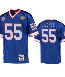 Buffalo Bills Jerry Hughes Royal Vintage Replica Jersey - Men