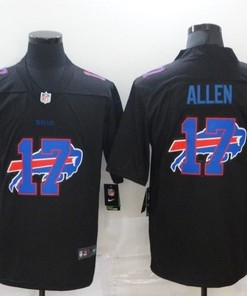 Buffalo Bills Josh Allen #17 Nfl 2020 Black Jersey