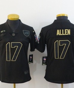 Buffalo Bills Josh Allen #17 Nfl 2020 Black Womens Jersey