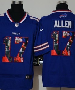 Buffalo Bills Josh Allen #17 Nfl 2020 Cobalt Jersey