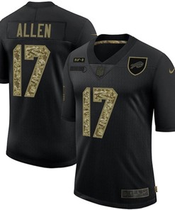 Buffalo Bills Josh Allen #17 Nfl 2020 New Arrival Black Jersey