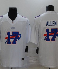 Buffalo Bills Josh Allen #17 Nfl 2020 White Jersey