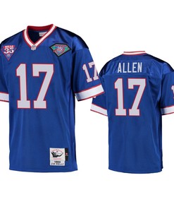 Buffalo Bills Josh Allen Royal Vintage Replica Jersey - Men