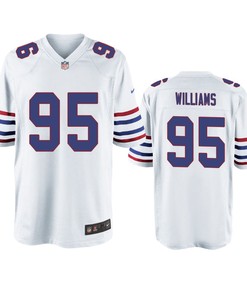 Buffalo Bills Kyle Williams White Throwback Game Jersey - Men