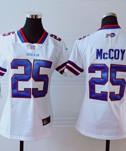 Buffalo Bills Lesean Mccoy #25 Nfl 2020 White Womens Jersey