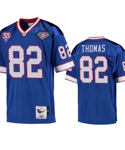 Buffalo Bills Logan Thomas Royal Vintage Replica Jersey - Men