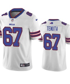 Buffalo Bills Luke Tenuta 67 White Vapor Limited Jersey