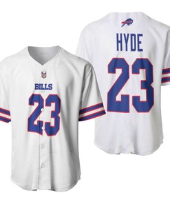 Buffalo Bills Micah Hyde #23 Nfl Great Player American Football Team Game White 3d Designed Allover Gift For Bills Fans Baseball Jersey