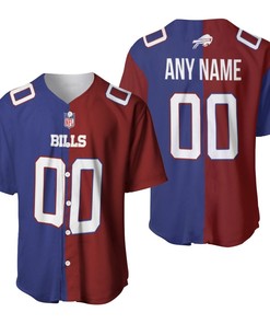 Buffalo Bills Nfl Vapor Limited Royal Red Two Tone Jersey Style Custom Gift For Bills Fans Baseball Jersey