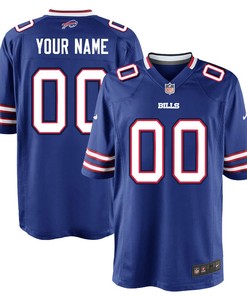 Buffalo Bills Nike Custom Game Jersey - Royal