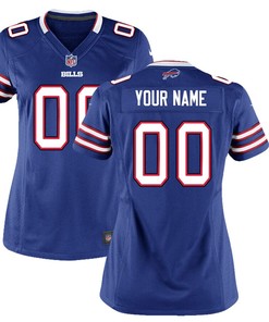 Buffalo Bills Nike Womens Custom Game Jersey - Royal Blue