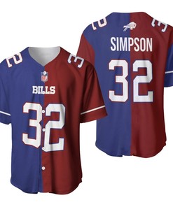 Buffalo Bills O. J. Simpson #32 Great Player Nfl Vapor Limited Royal Red Two Tone Jersey Style Gift For Bills Fans Baseball Jersey