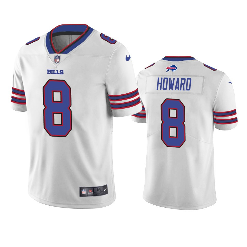 Buffalo Bills O.J. Howard 8 White Vapor Limited Jersey