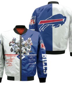 Buffalo Bills Players Signed 3D Jersey Bomber Jacket