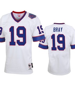 Buffalo Bills Quan Bray White Vintage Replica Jersey - Men