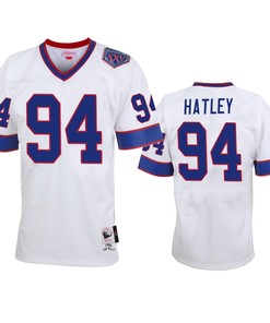 Buffalo Bills Rickey Hatley White Vintage Replica Jersey - Men