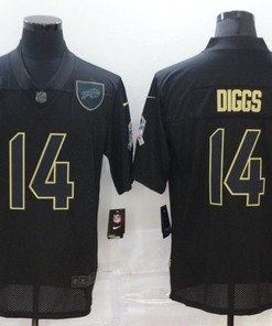 Buffalo Bills Stefon Diggs #14 Nfl 2020 Black Jersey