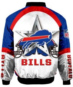Buffalo Bills Super Bowl LVII Champions Running Man Bomber Jacket