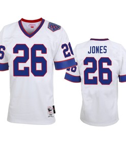 Buffalo Bills Taiwan Jones White Vintage Replica Jersey - Men