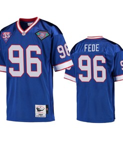 Buffalo Bills Terrence Fede Royal Vintage Replica Jersey - Men