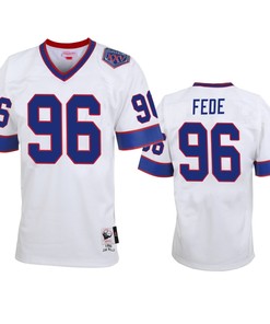 Buffalo Bills Terrence Fede White Vintage Replica Jersey - Men
