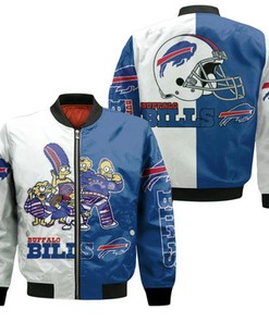 Buffalo Bills The Simpsons Family Fan Afc East Division 2020 Champs Bomber Jacket Model 782