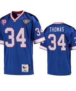 Buffalo Bills Thurman Thomas Royal Vintage Replica Jersey - Mens