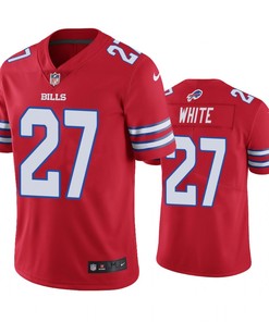 Buffalo Bills Tredavious White Red Nike Color Rush Limited Jersey