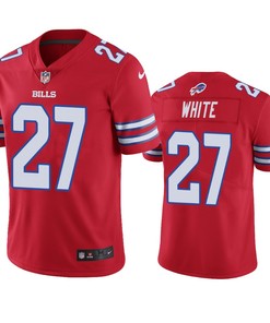 Buffalo Bills Tredavious White Red Vapor Limited Jersey
