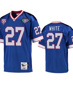 Buffalo Bills Tredavious White Royal Vintage Replica Jersey - Men
