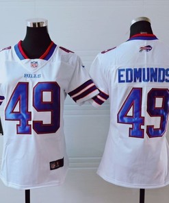 Buffalo Bills Tremaine Brandedmunds #49 Nfl 2020 White Womens Jersey
