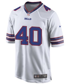 Buffalo Bills Von Miller 40 Game Jersey - White Jersey