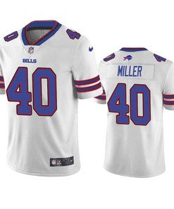 Buffalo Bills Von Miller 40 White Vapor Limited Jersey
