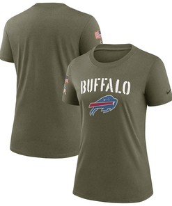 Buffalo Bills Women's 2022 Salute To Service Legend T-Shirt - Olive