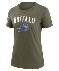 Buffalo Bills Women's 2022 Salute To Service Legend T-Shirt - Olive