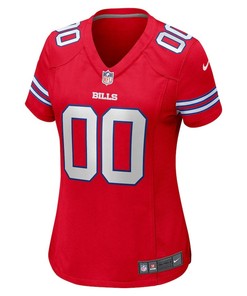 Buffalo Bills Women's Alternate Custom Game Jersey - Red
