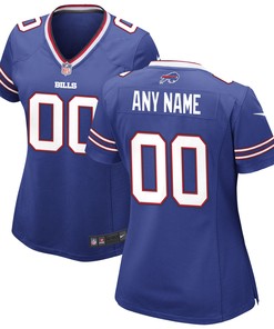 Buffalo Bills Womens Custom Game Jersey Royal Custom Jerseys Nfl