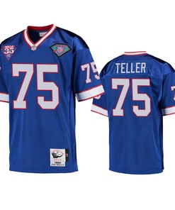Buffalo Bills Wyatt Teller Royal Vintage Replica Jersey - Men