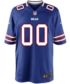 Buffalo Bills Youth Custom 00 Game Jersey - Royal