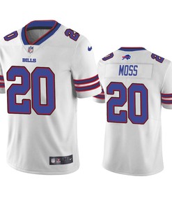 Buffalo Bills Zack Moss White Vapor Limited Jersey