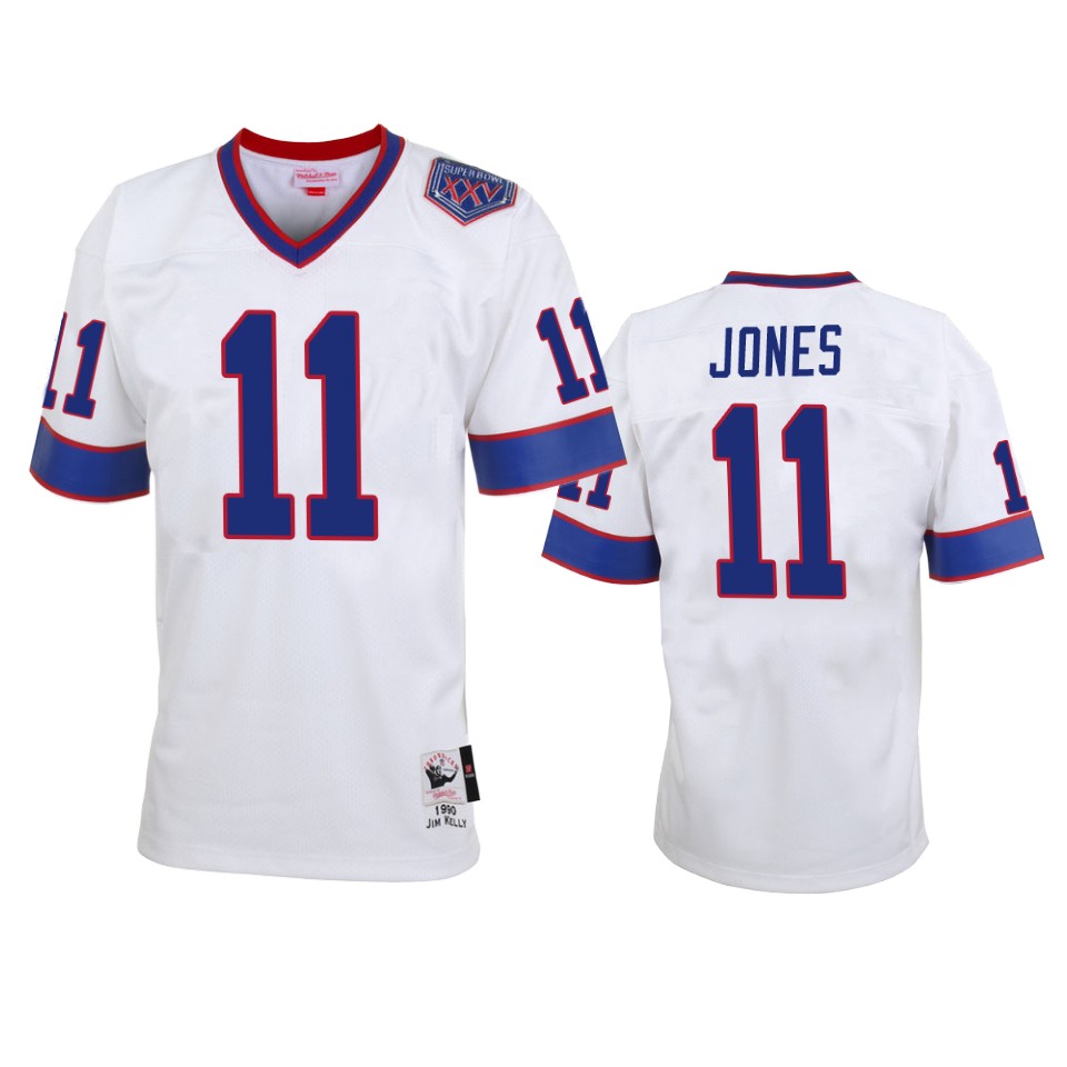 Buffalo Bills Zay Jones White Vintage Replica Jersey - Mens