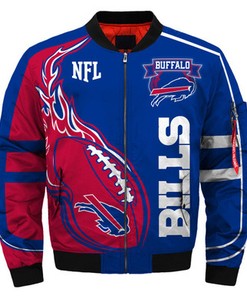 Buffalo Bills bomber jacket winter coat gift for men