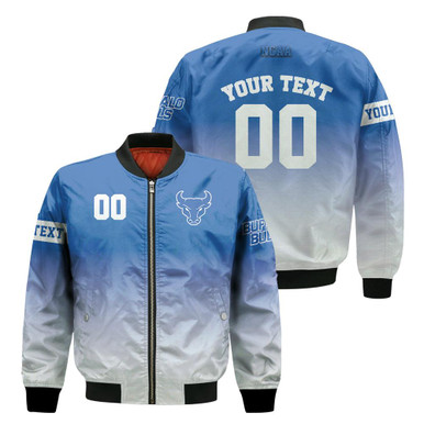 Buffalo Bulls Fadded Bomber Jacket - NCAA