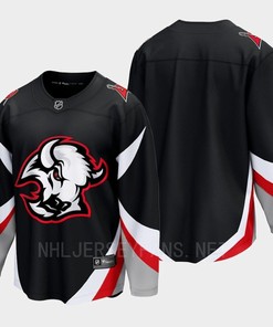 Buffalo Sabres 2022-23 Goathead Third Black Jersey Premier Breakaway